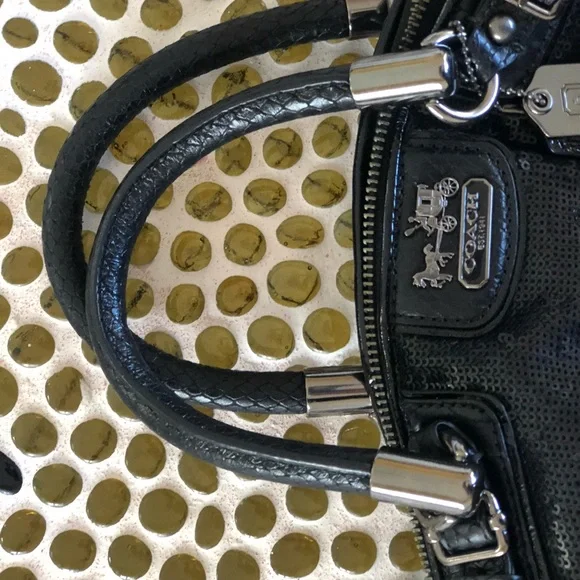 Coach Limited Edition Sequined Handbag, like new condition